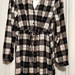 Plaid Dress - Large